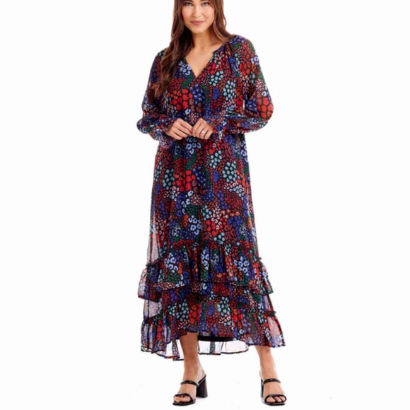 Mud Pie Dresses & Skirts - Colleen Leopard Maxi Dress/NWT/Small